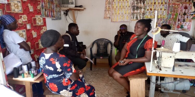 INTERNATIONAL COCOA INITIATIVE, GHANA IN COLLABORATION WITH THE DEPARTMENT OF SOCIAL WELFARE AND COMMUNITY DEVELOPMENT ENROLLED YOUNG PERSONS INTO AN APPRENTICESHIP PROGRAM