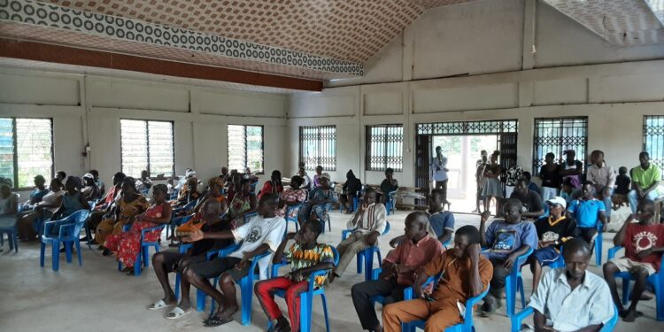 THE DEPARTMENT OF SOCIAL WELFARE AND COMMUNITY DEVELOPMENT SUPPORTS AYOKOA COMMUNITY TO INITIATE A COMMUNITY DEVELOPMENT PROJECT TO CONSTRUCT A COMMUNITY CENTER.